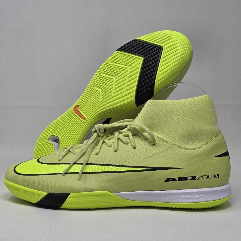 Nike ZM Superfly 10 Academy IC Limelight Hyper Men's Size 9.5 Soccer FQ8332-300